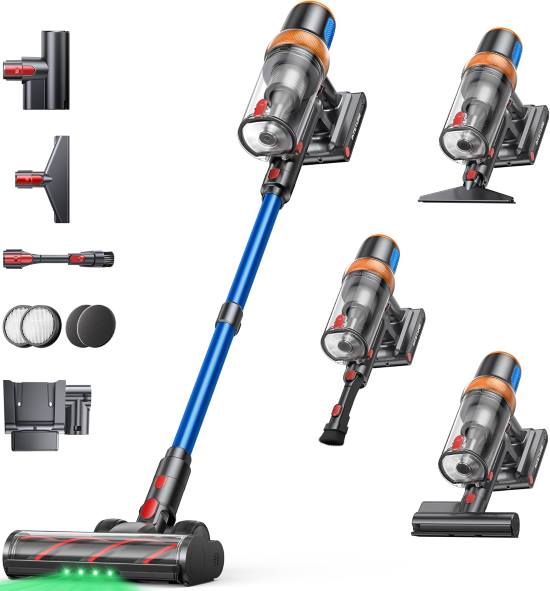 Cordless Self Standing Anti Tangled Stick Vacuum