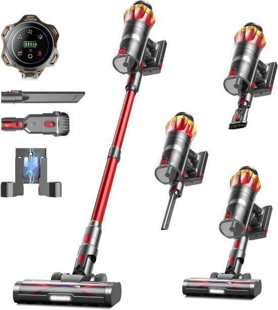 Cordless Vacuum Cleaner Self Standing Stick Vacuum with Anti Tangle Brush
