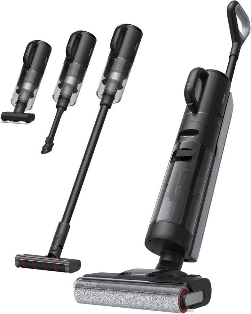 Dreame H12 dual vacuum mop cordless cleaner with hot air drying and multi-surface wet and dry cleaning performance
