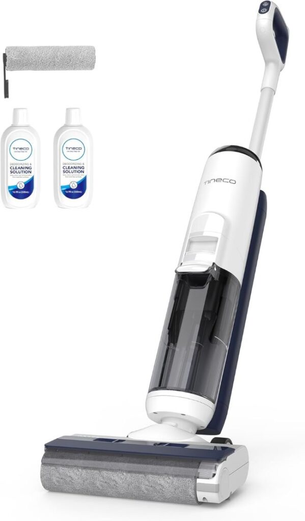 Tineco iFLOOR 5 Breeze cordless wet dry vacuum floor washer with self-cleaning feature for efficient hard floor cleaning
