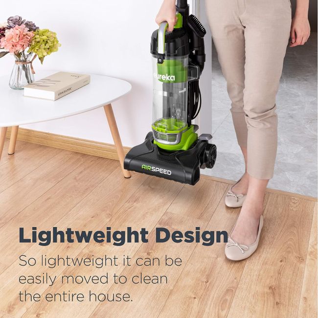 Eureka NEU10AE4 vacuum cleaning carpets and hard floors