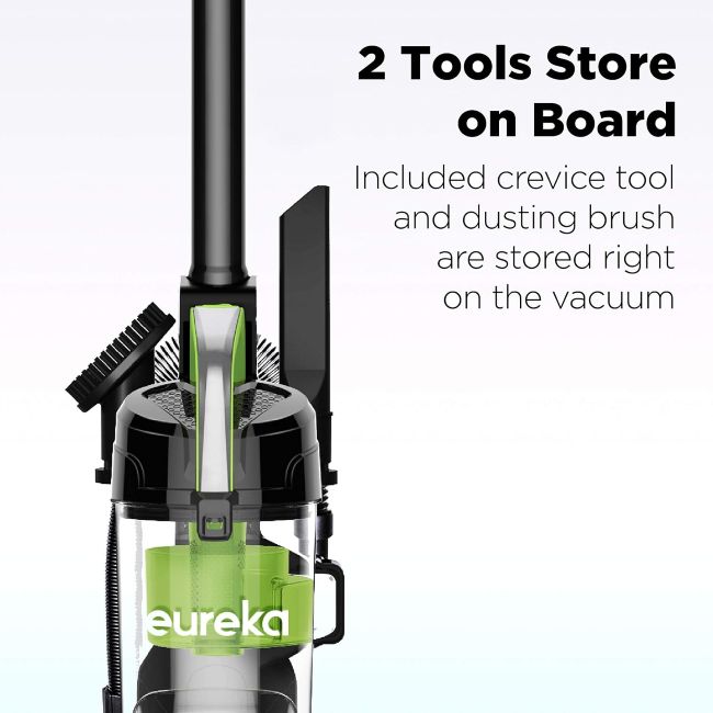 Eureka NEU10AE4 upright vacuum with compact design for everyday cleaning