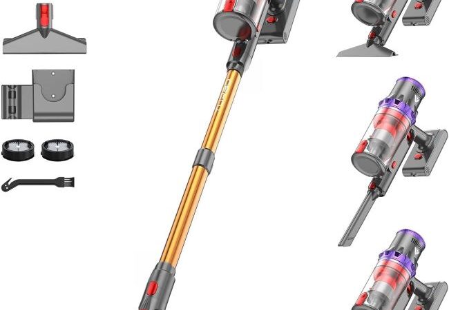 Coovy SU7 Cordless Vacuum for pet hair and home cleaning