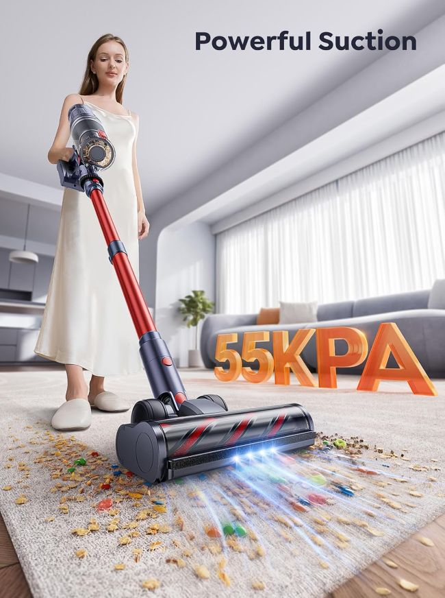 INTETURE vacuum cleaner for carpet and hardwood floors