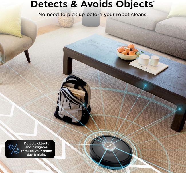 Shark AV2501AE AI robot vacuum smart navigation
